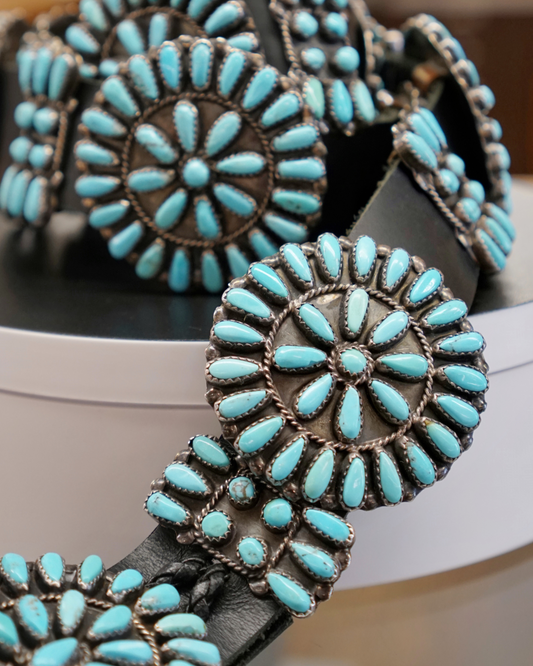 Turquoise Concho Belt