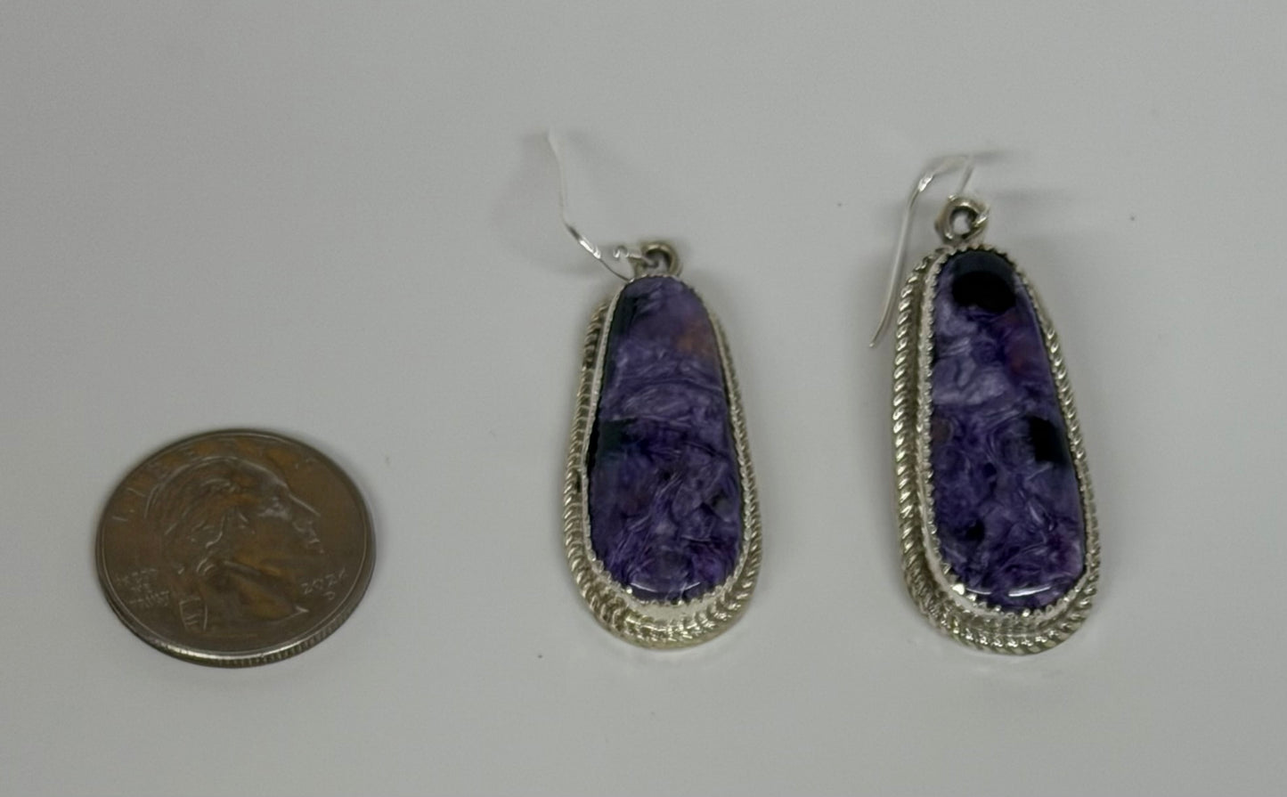 Charoite Earrings
