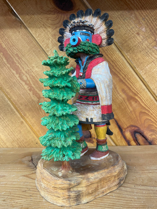 Morning Kachina (one piece of wood)