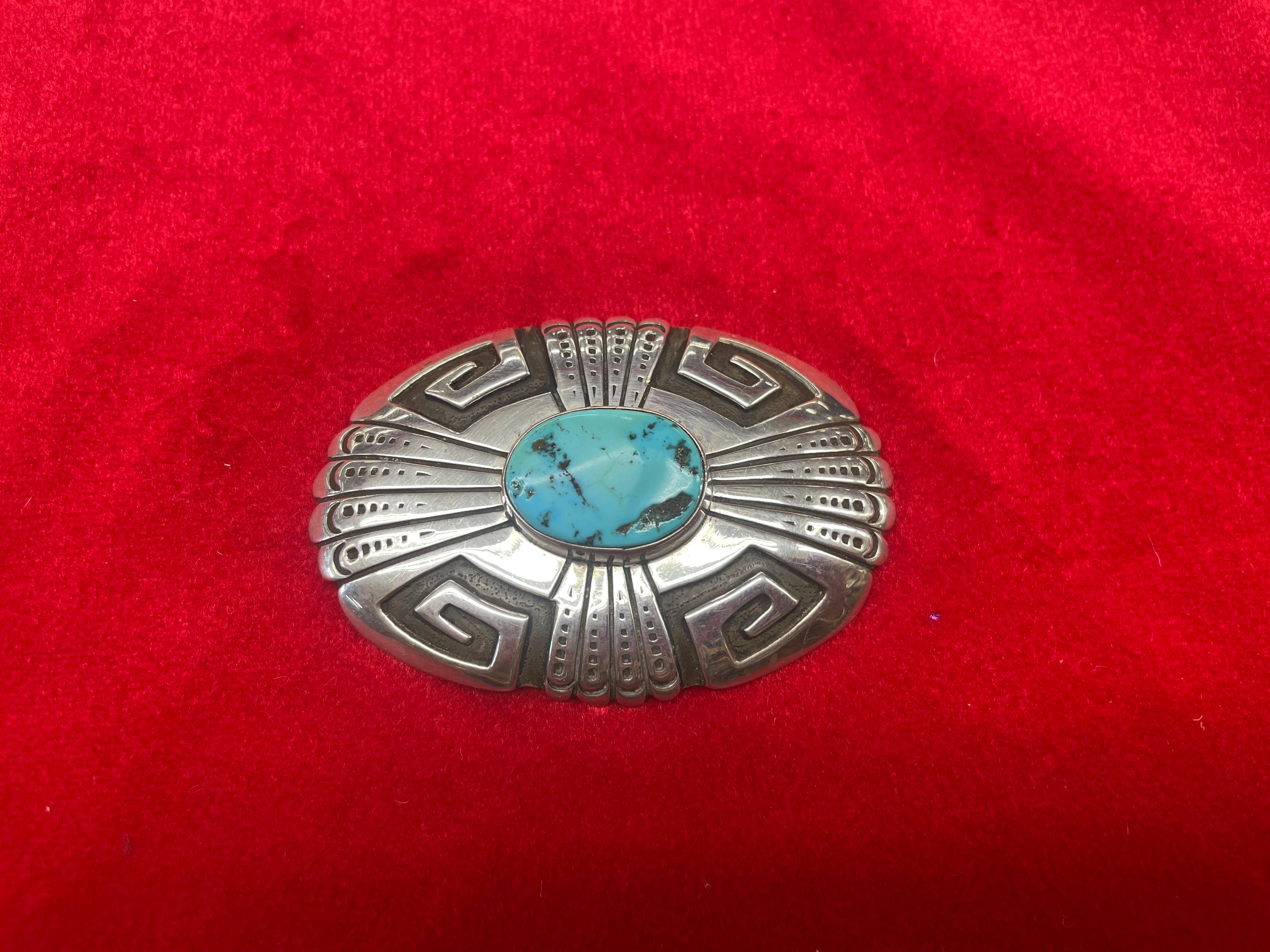Authentic Native American Pin by World famous artist Tommy Singer ...