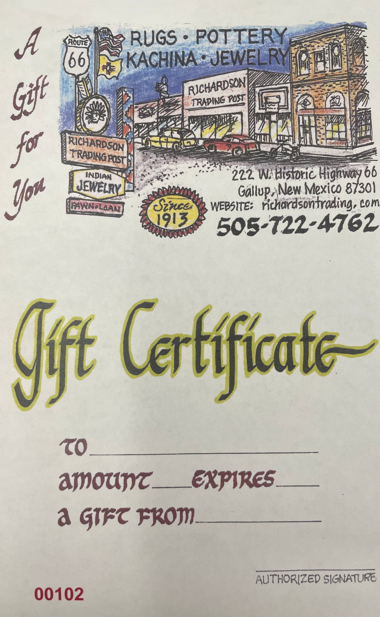 Gift Certificate