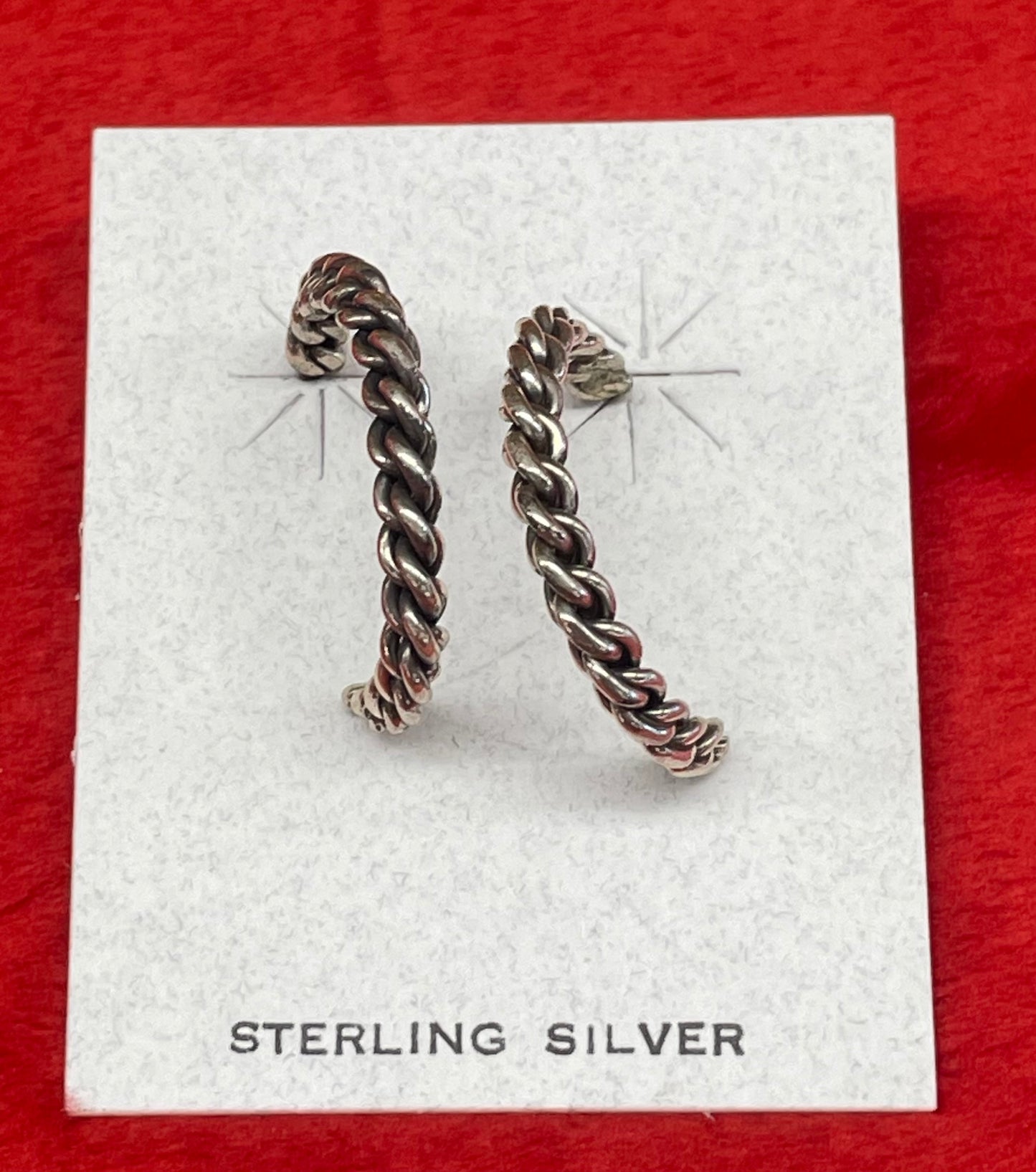 Sterling Silver Hoop Earrings