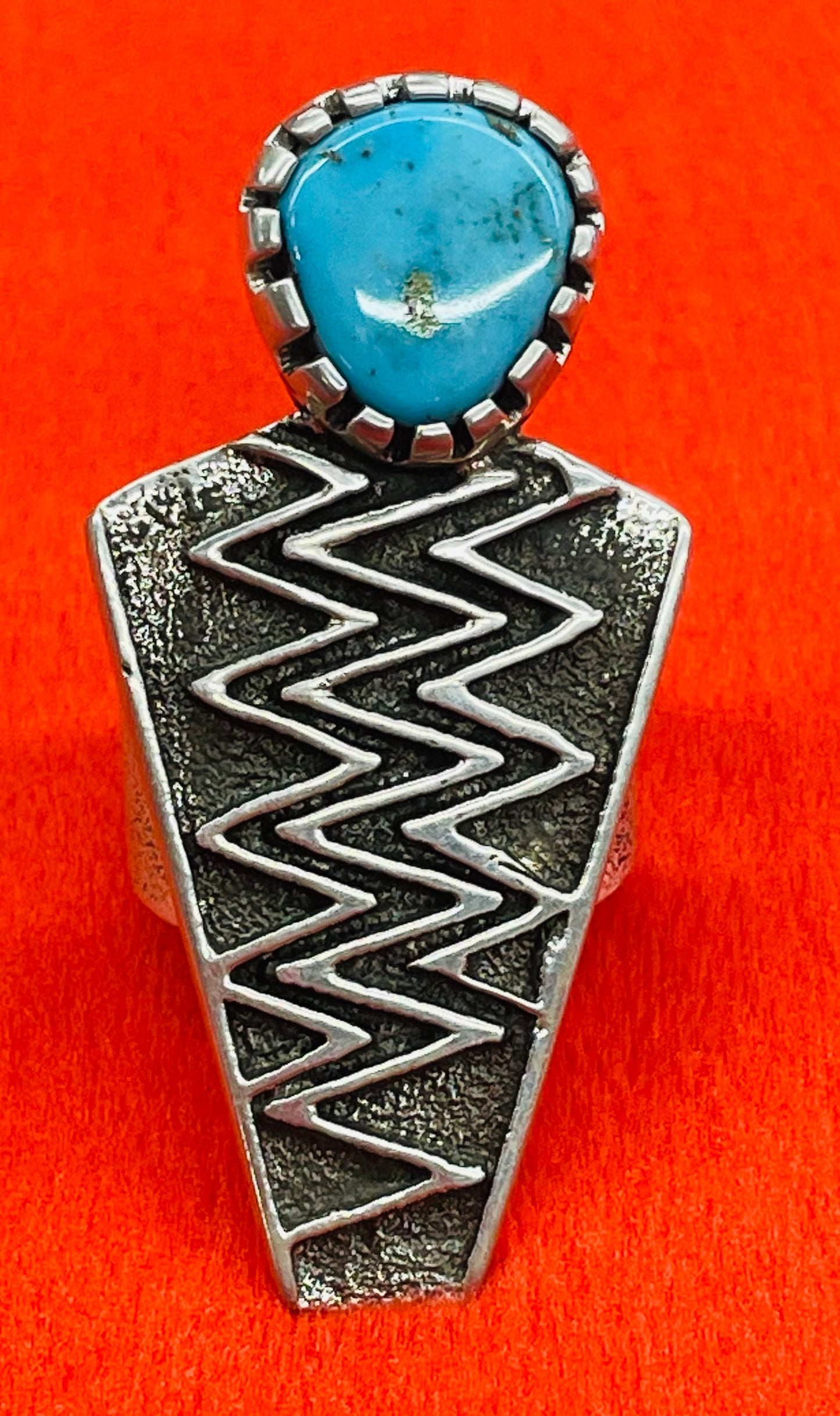 Sterling Silver and Turquoise Ring