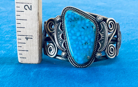 Silver and Turquoise Bracelet