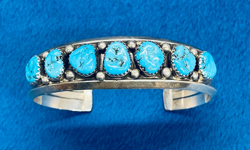 Silver and Turquoise Bracelet