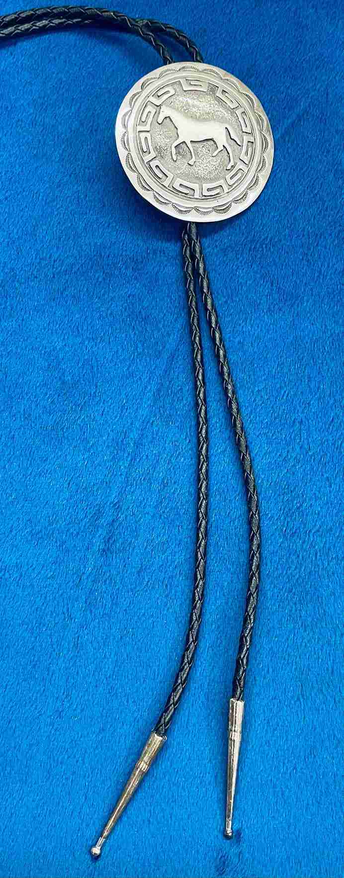 Sterling Silver Horse Bolo Tie