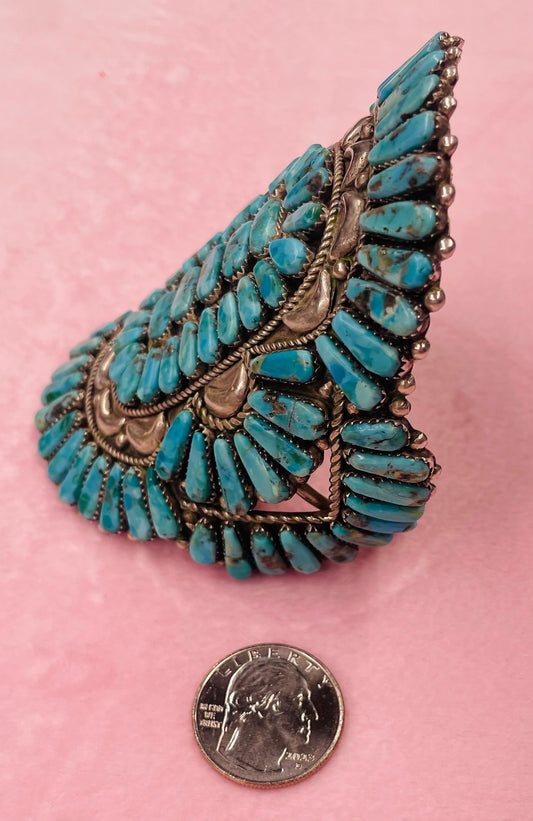 Turquoise Cluster Bracelet