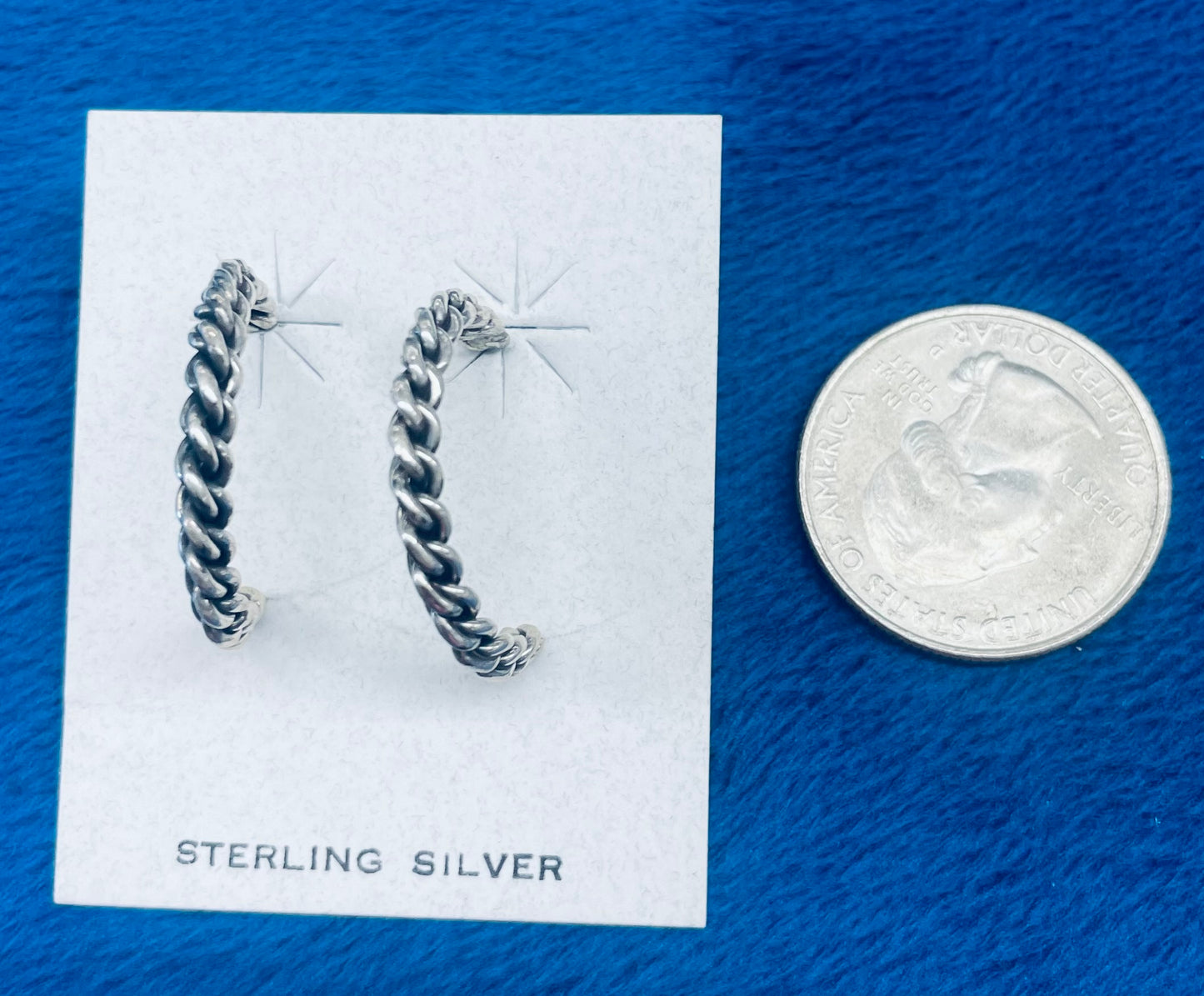 Silver Hoop Earrings