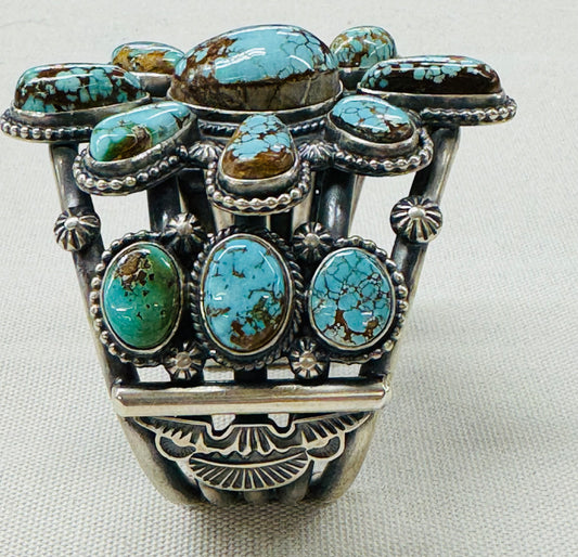 Turquoise Cluster Bracelet