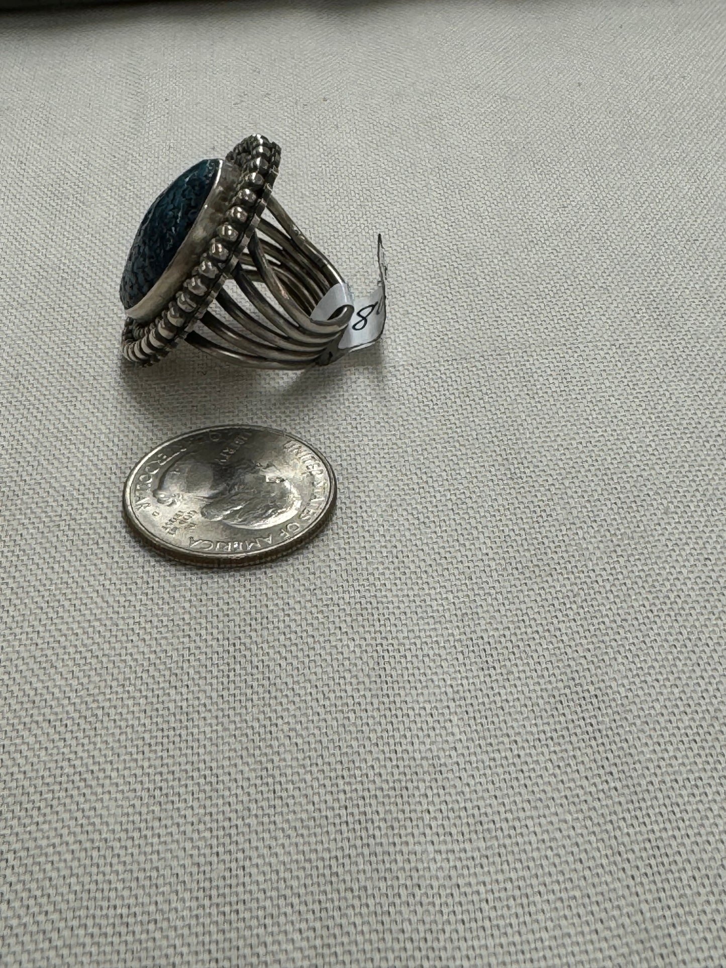 Turquoise and Silver Ring