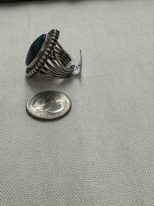 Turquoise and Silver Ring