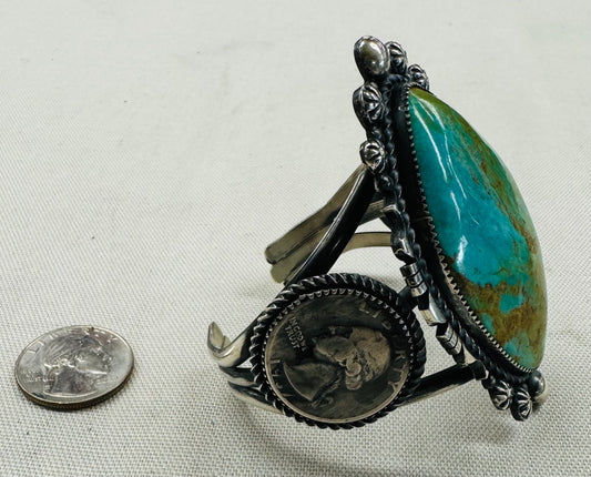 Roysten Turquoise with Coin Bracelet