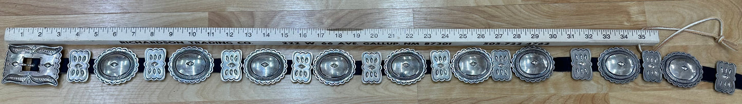 Silver Concho Belt