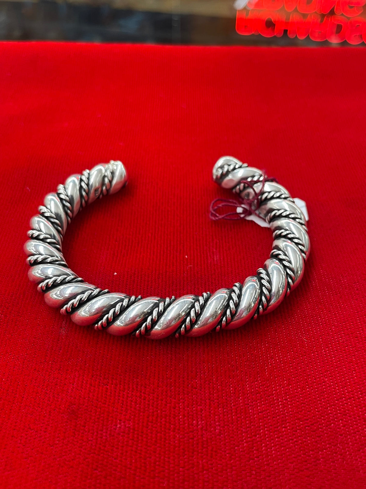 Native American Silver Bracelet, additional view 2