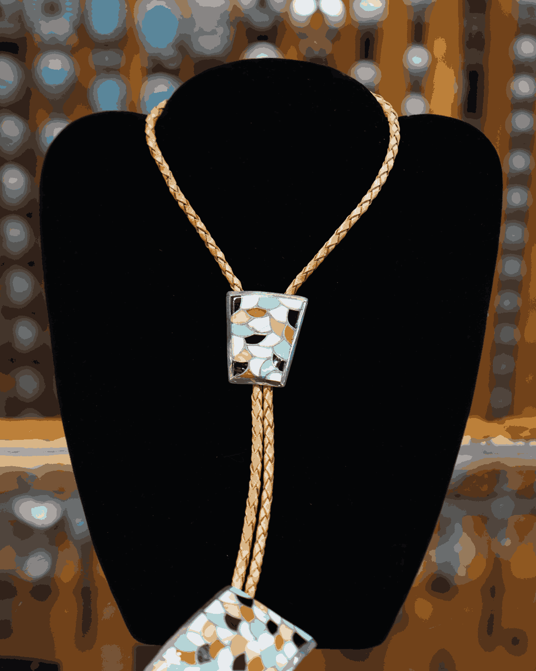 Zuni Inlay Bolo and Buckle Set