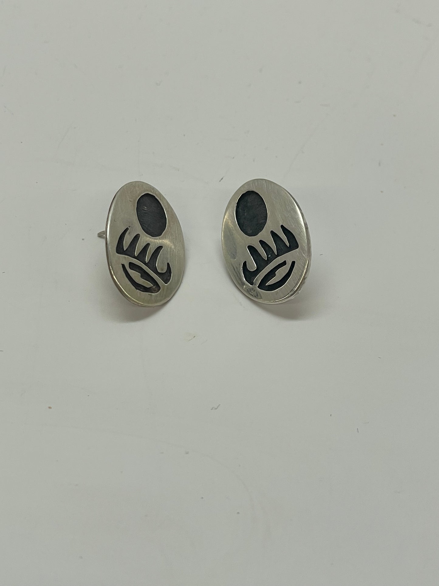Hopi Bear claw earrings