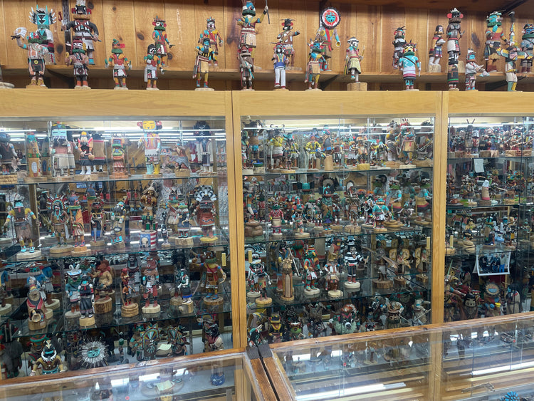 Hand carved Native American Kachinas