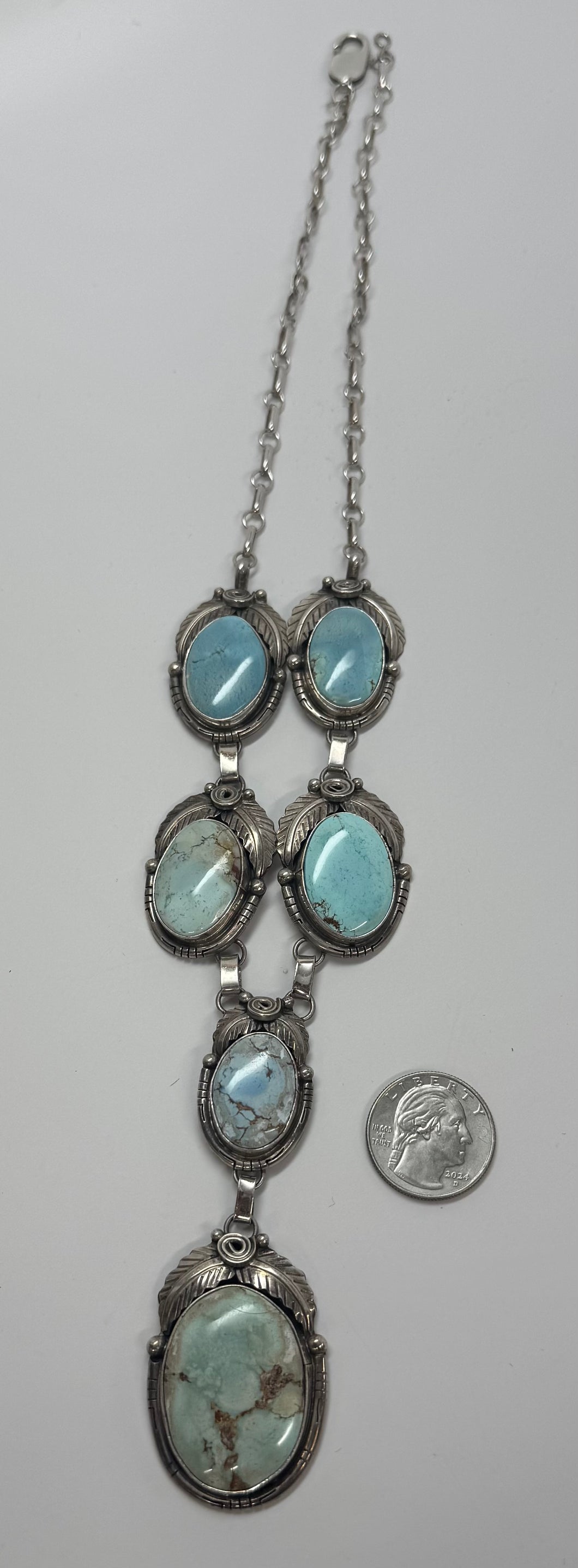 Turquoise Chain Necklace