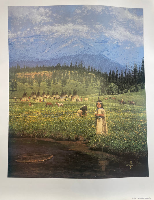 Print "By Water" by M. Toddy (Not signed)