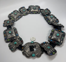 Load image into Gallery viewer, Kirk Smith Multi Stone Concho Belt
