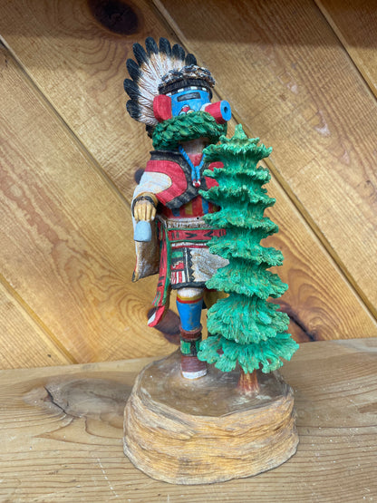 Morning Kachina (one piece of wood)