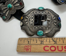 Load image into Gallery viewer, Kirk Smith Multi Stone Concho Belt
