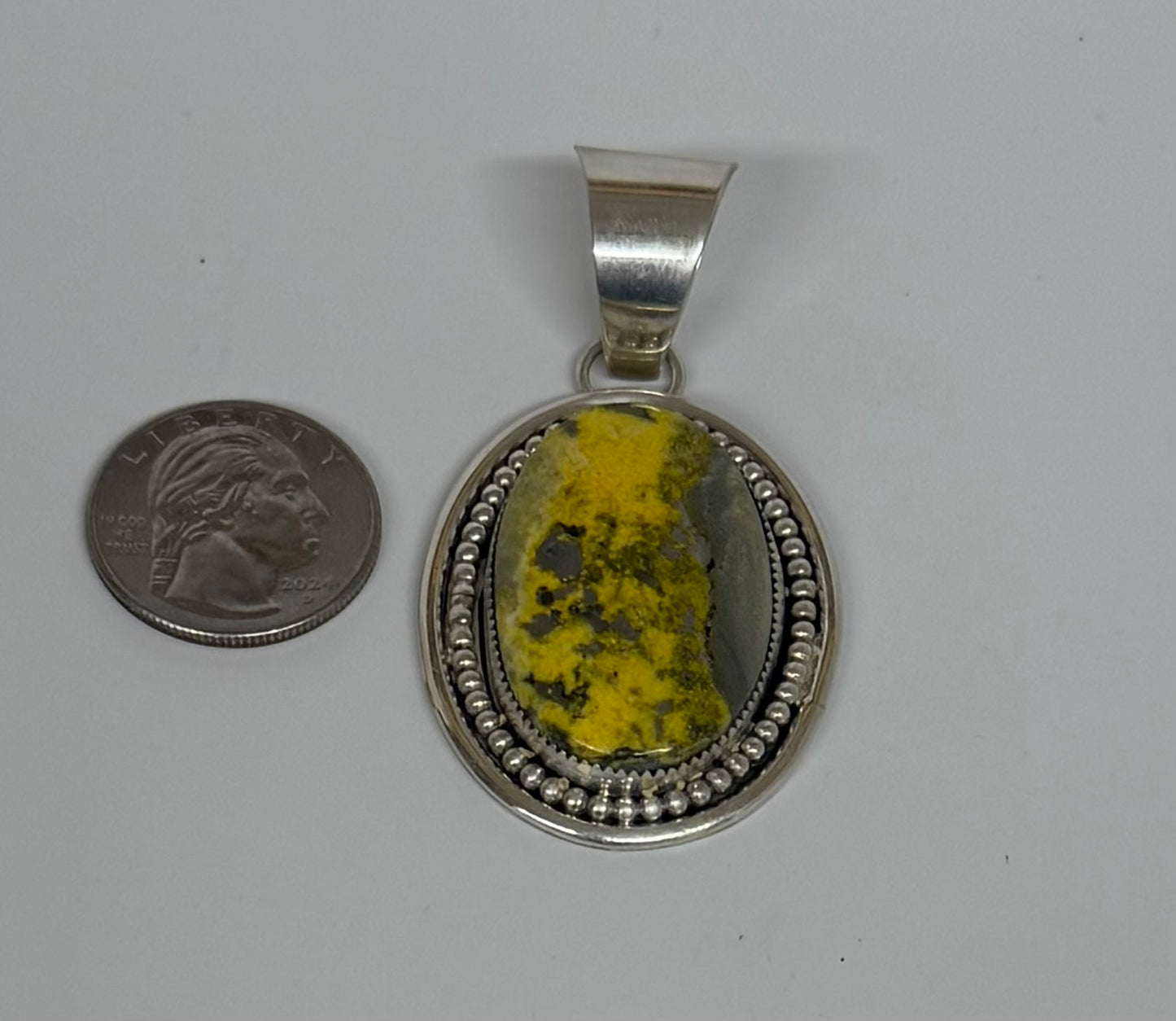 Authentic Stamp Bumble Bee Pendant