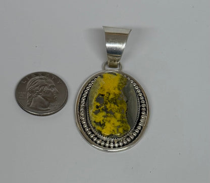 Authentic Stamp Bumble Bee Pendant