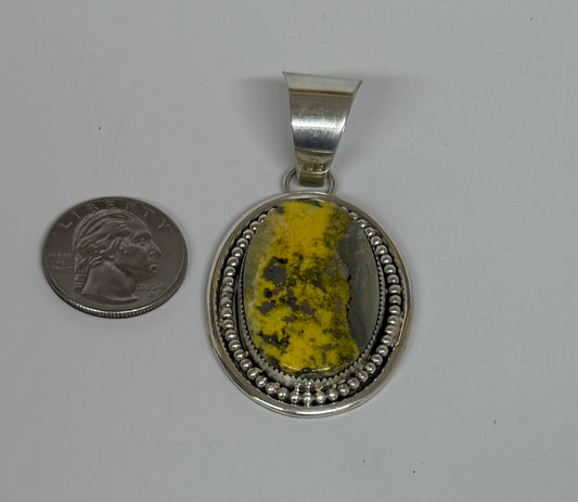 Authentic Stamp Bumble Bee Pendant