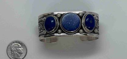 Authentic Stamp Lapis Multi-Stone Bracelet