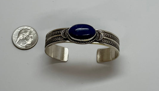 Authenic Stamp Lapis Bracelet