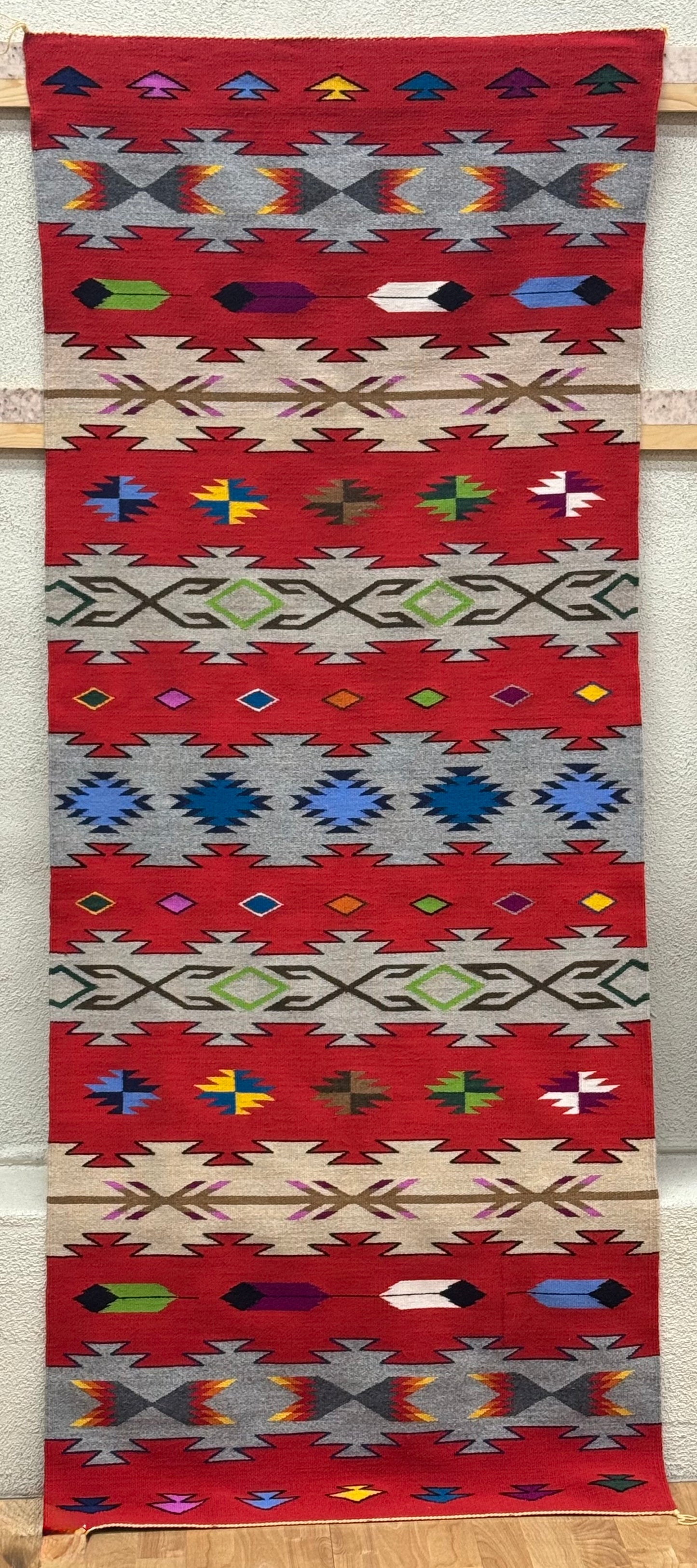 7 Foot Runner Navajo Rug