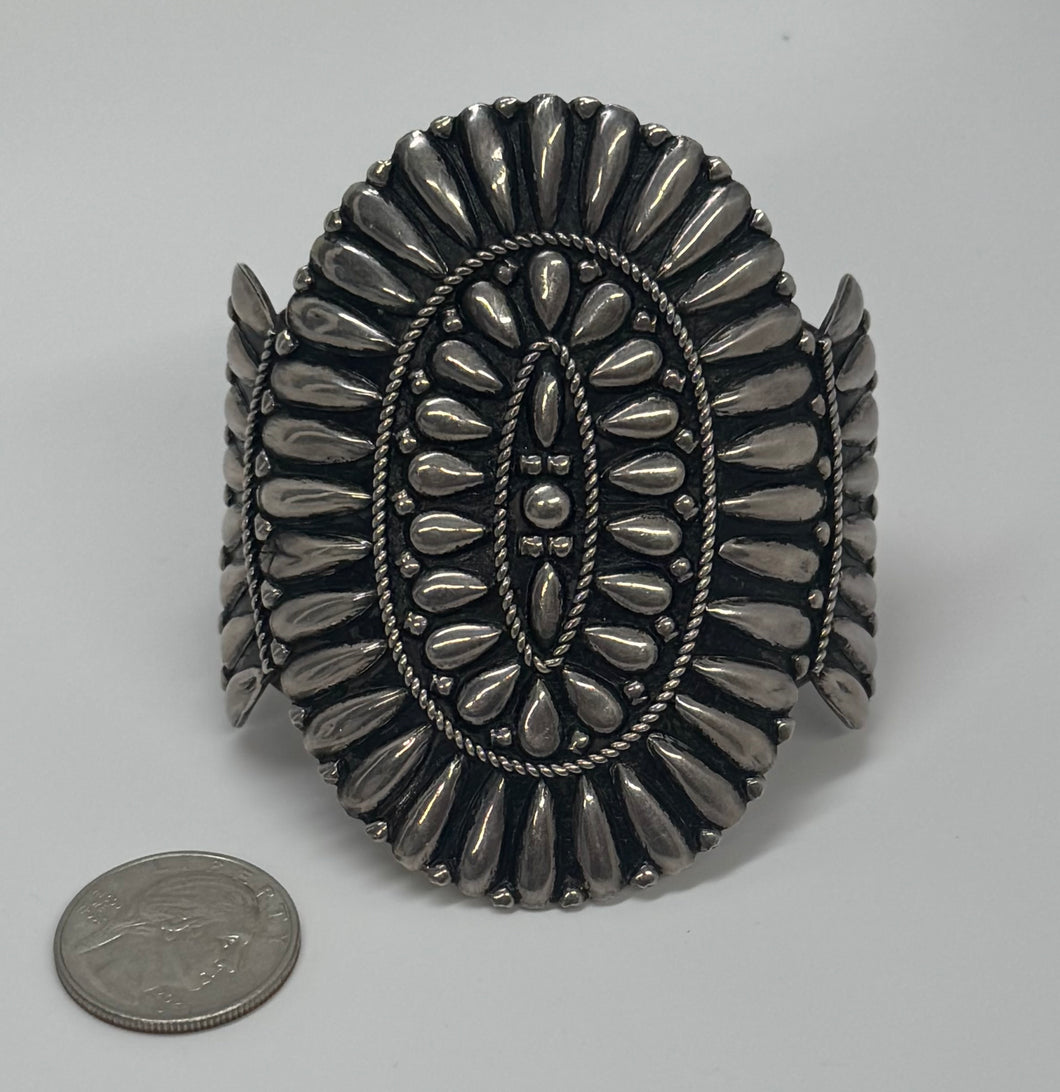 Silver Cluster Bracelet