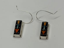 Load image into Gallery viewer, Navajo Inlay Earrings

