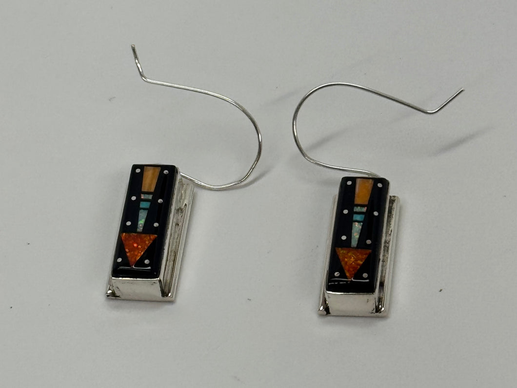 Navajo Inlay Earrings