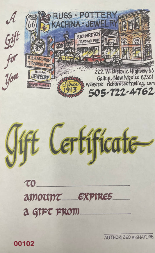 Gift Certificate
