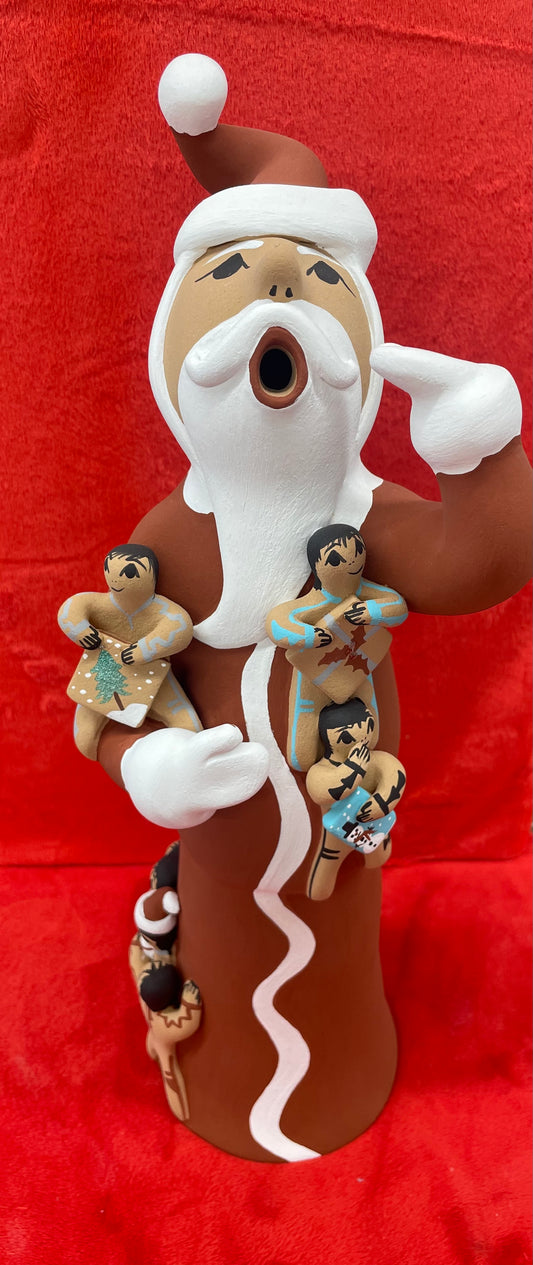 Santa with Children Singing