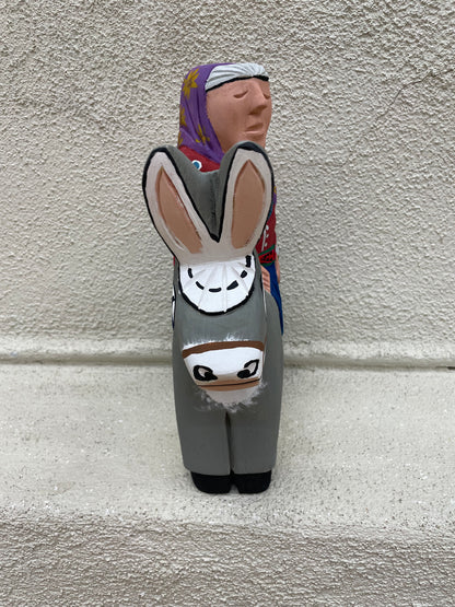Donkey and Lady Pottery