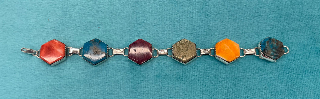 Multi Color Stone Bracelet