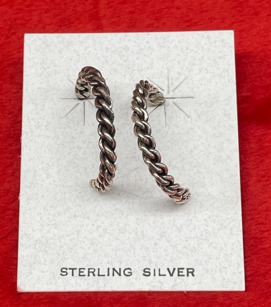Sterling Silver Hoop Earrings