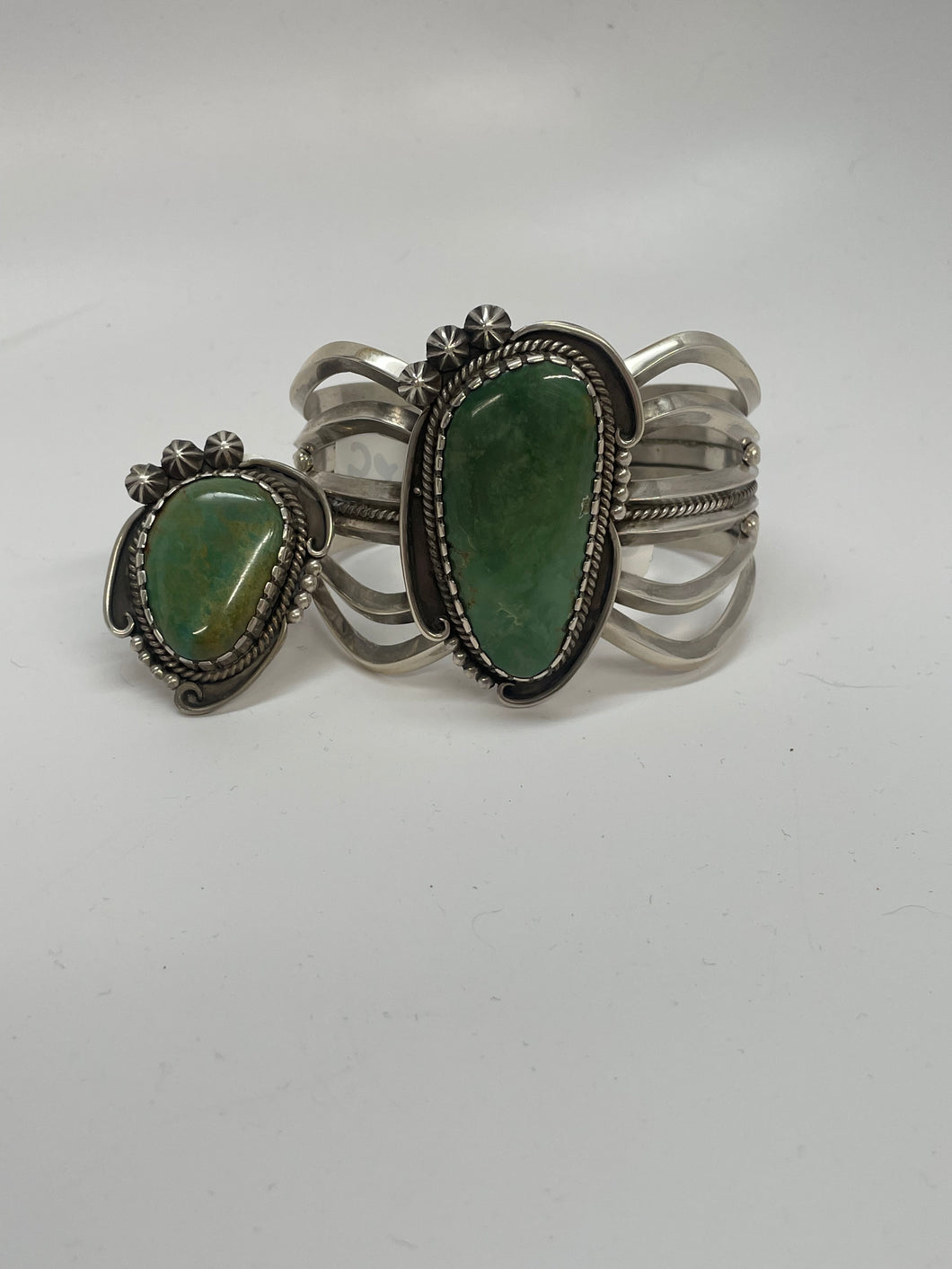 Royston Turquoise Ring and Bracelet Set