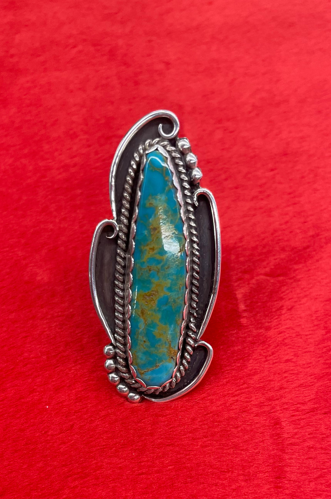 Royston Turquoise and Silver Ring