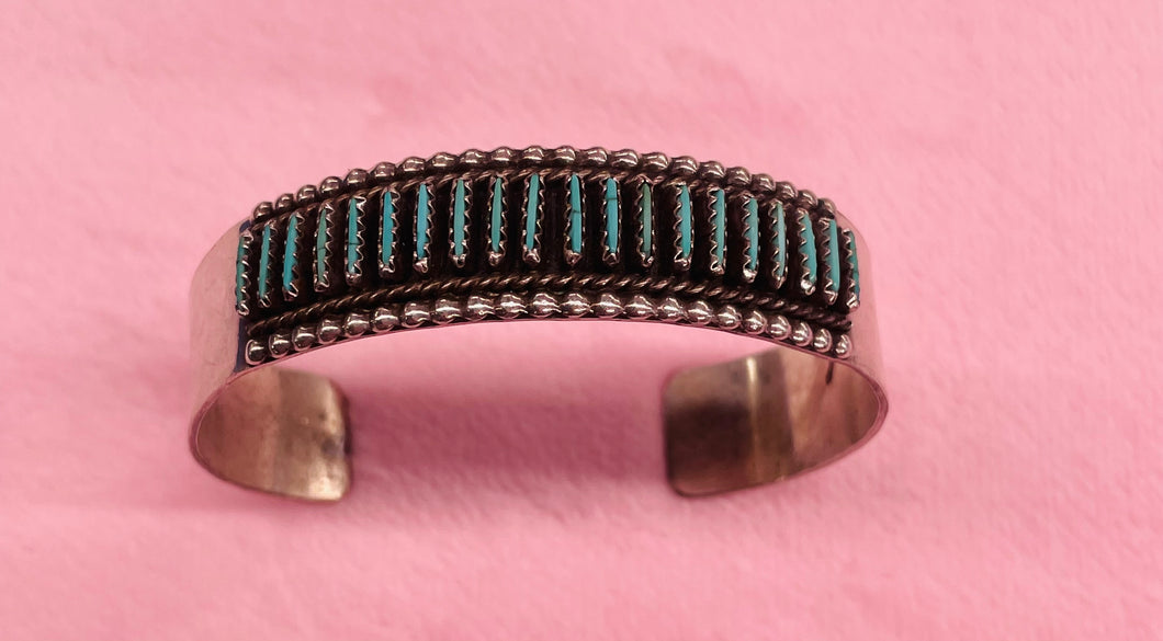 Silver and Turquoise Bracelet