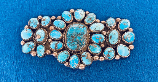 Vintage Turquoise Pin