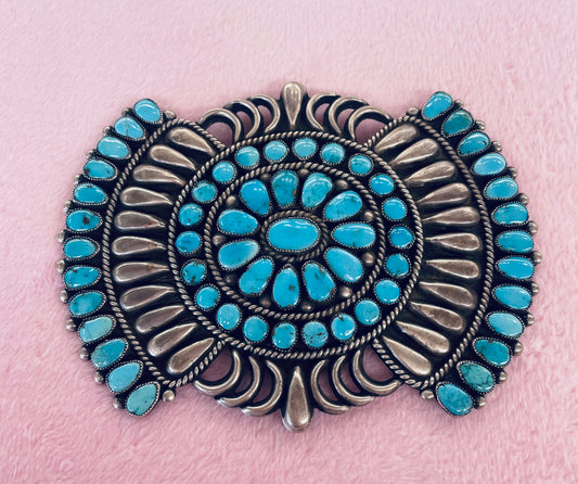 Vintage Turquoise Pin
