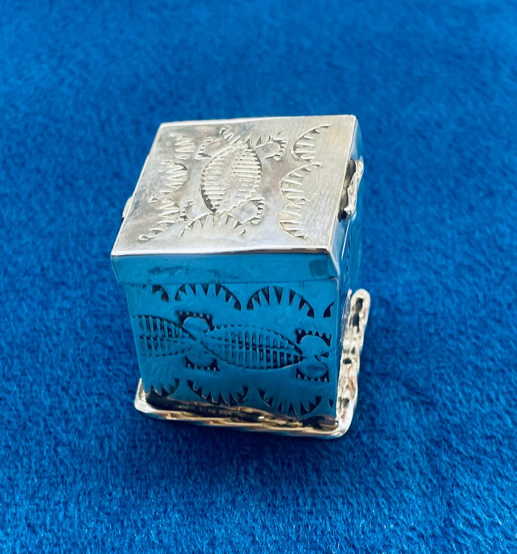 Sterling Silver Pill Box