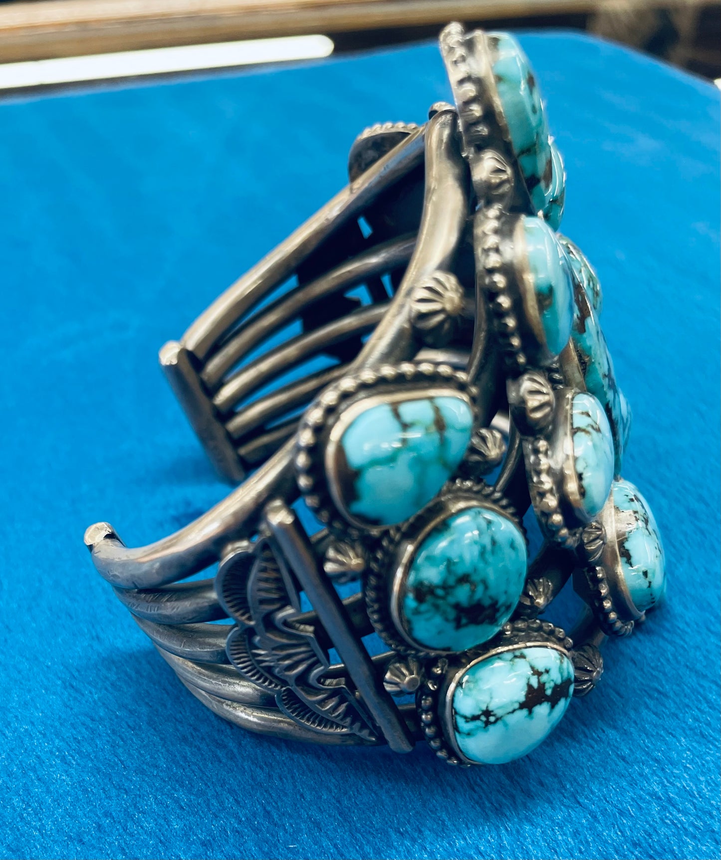 Turquoise Cluster Bracelet