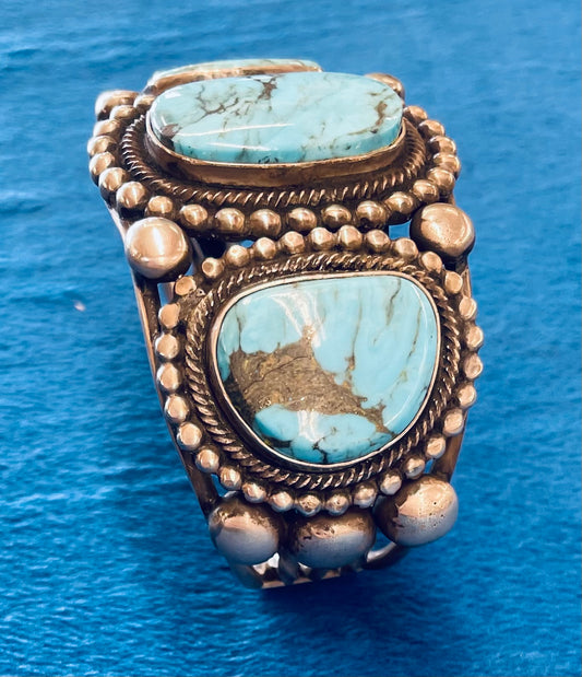 Turquoise and Silver Bracelet
