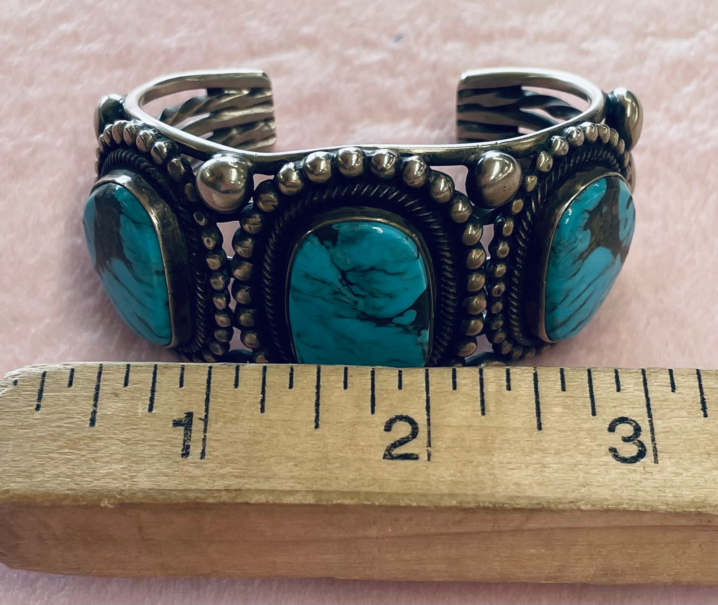 Turquoise and Silver Bracelet