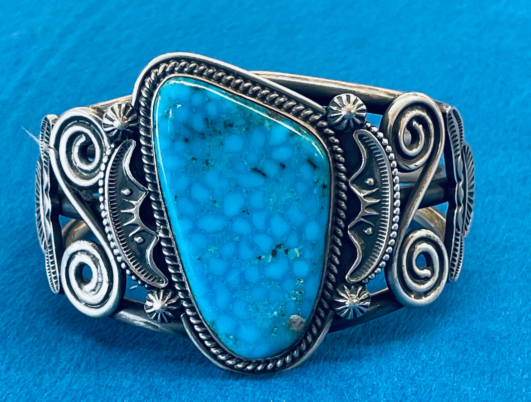 Silver and Turquoise Bracelet